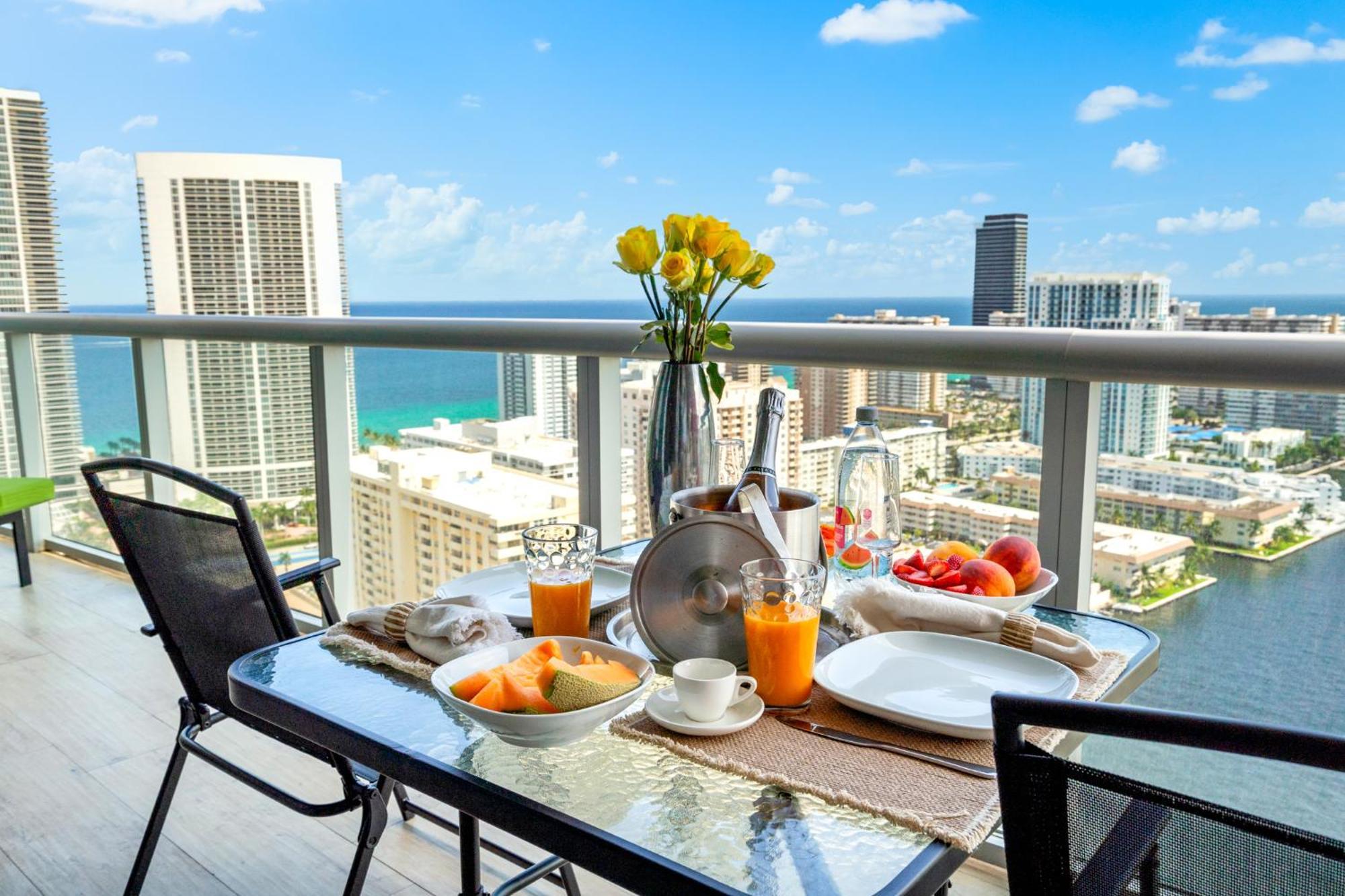 Ocean Views - Pool & Gym - Pet Friendly - Close To Beach Hallandale Beach Luaran gambar