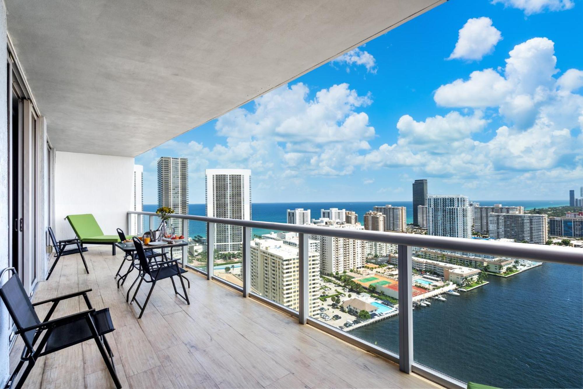 Ocean Views - Pool & Gym - Pet Friendly - Close To Beach Hallandale Beach Luaran gambar